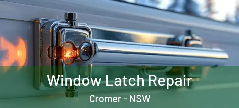 Window Latch Repair Cromer - NSW