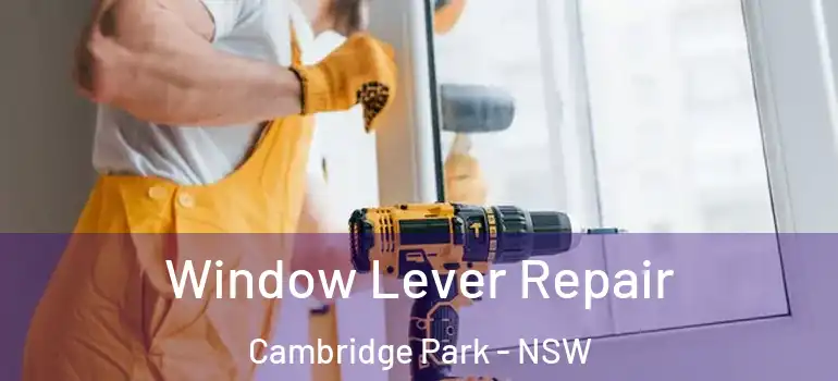 Window Lever Repair Cambridge Park - NSW