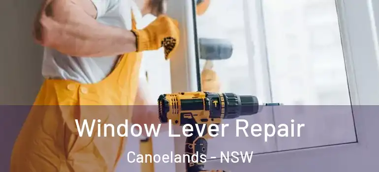 Window Lever Repair Canoelands - NSW