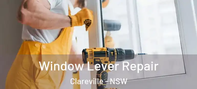 Window Lever Repair Clareville - NSW