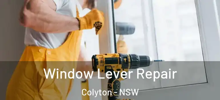 Window Lever Repair Colyton - NSW