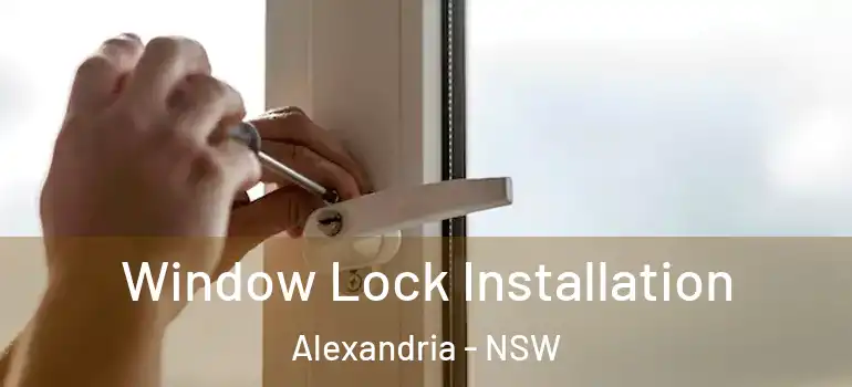 Window Lock Installation Alexandria - NSW