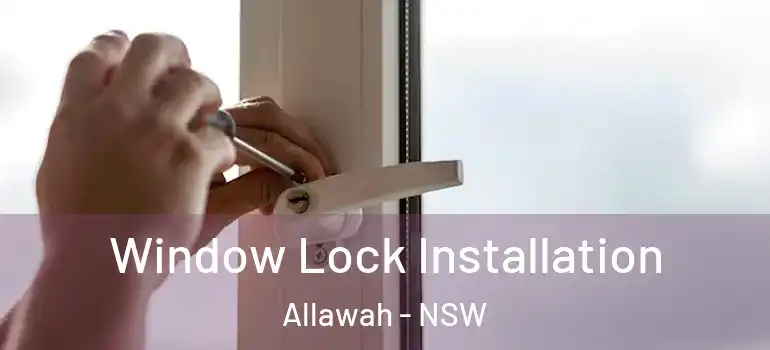 Window Lock Installation Allawah - NSW