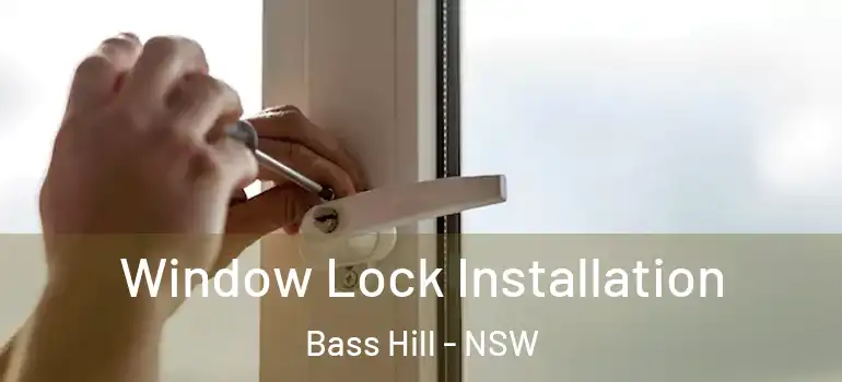 Window Lock Installation Bass Hill - NSW