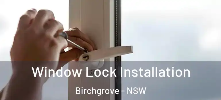  Window Lock Installation Birchgrove - NSW