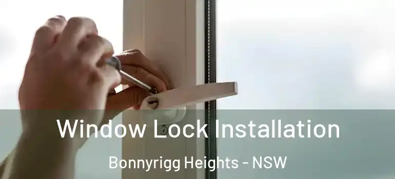 Window Lock Installation Bonnyrigg Heights - NSW