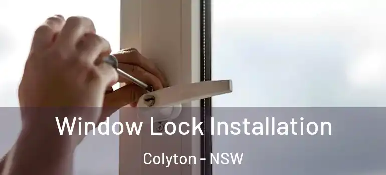 Window Lock Installation Colyton - NSW