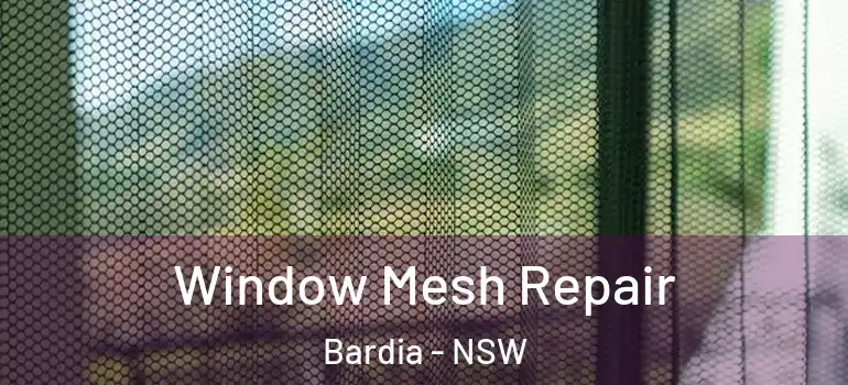 Window Mesh Repair Bardia - NSW