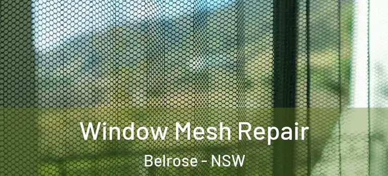 Window Mesh Repair Belrose - NSW