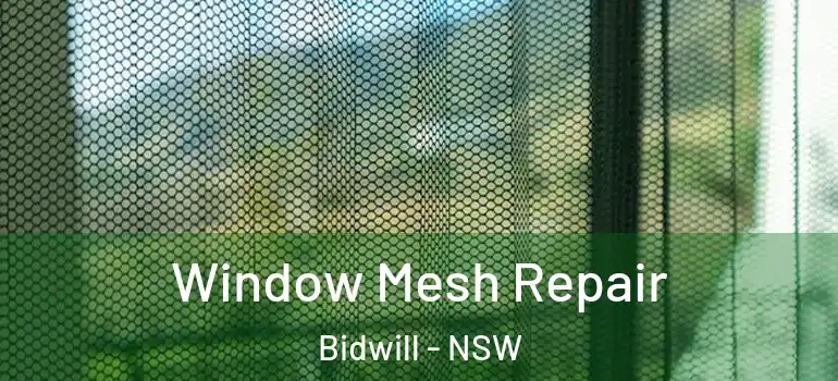 Window Mesh Repair Bidwill - NSW