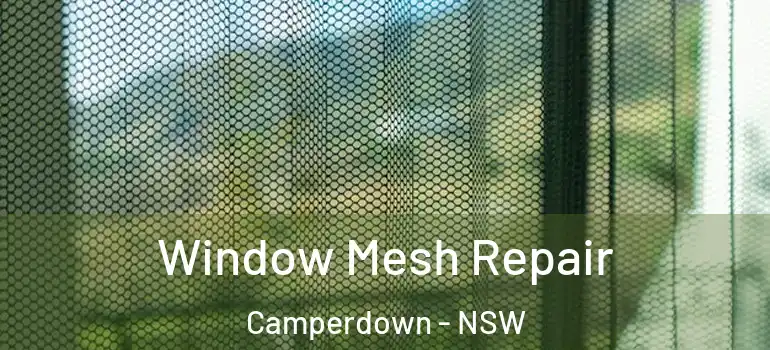 Window Mesh Repair Camperdown - NSW