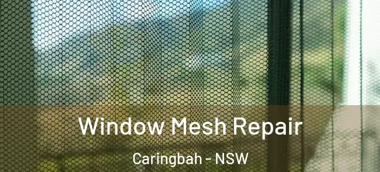  Window Mesh Repair Caringbah - NSW