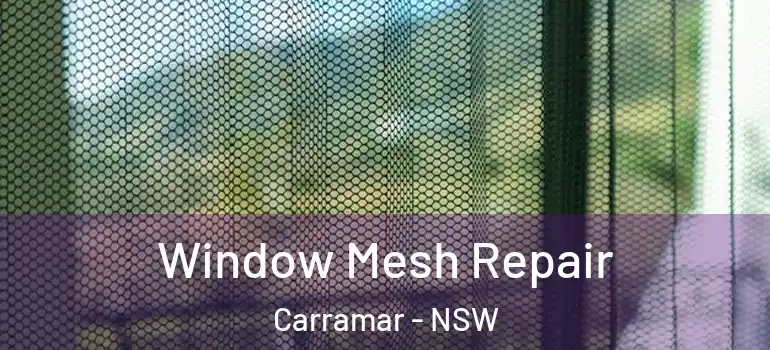 Window Mesh Repair Carramar - NSW