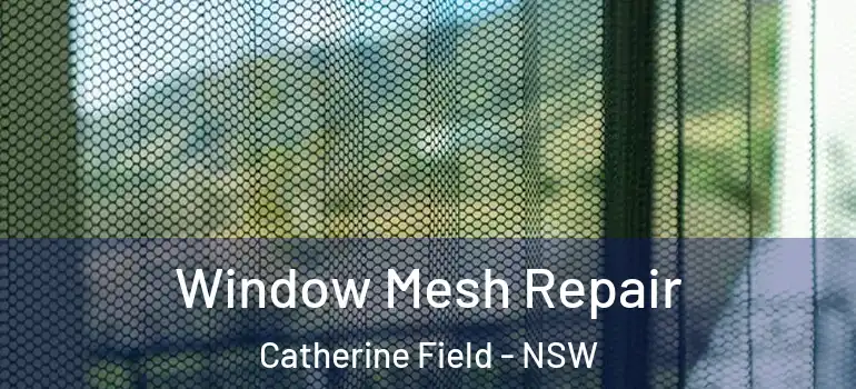 Window Mesh Repair Catherine Field - NSW
