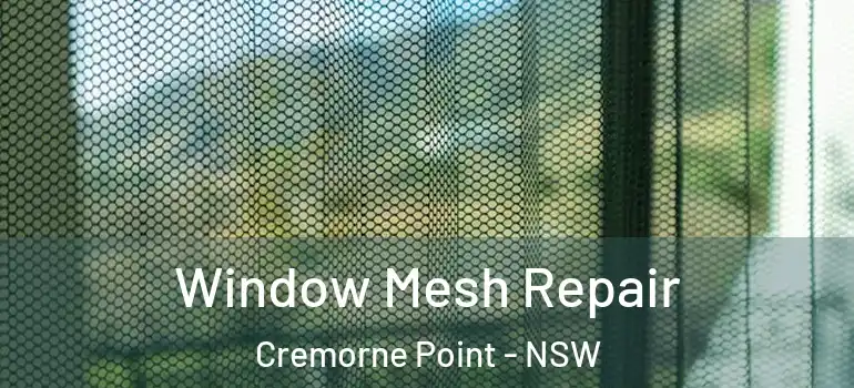 Window Mesh Repair Cremorne Point - NSW