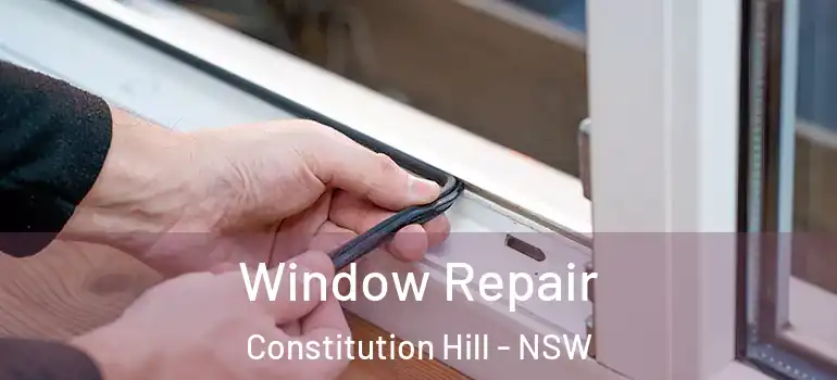 Window Repair Constitution Hill - NSW