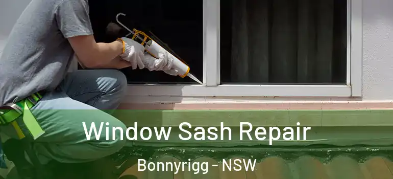 Window Sash Repair Bonnyrigg - NSW