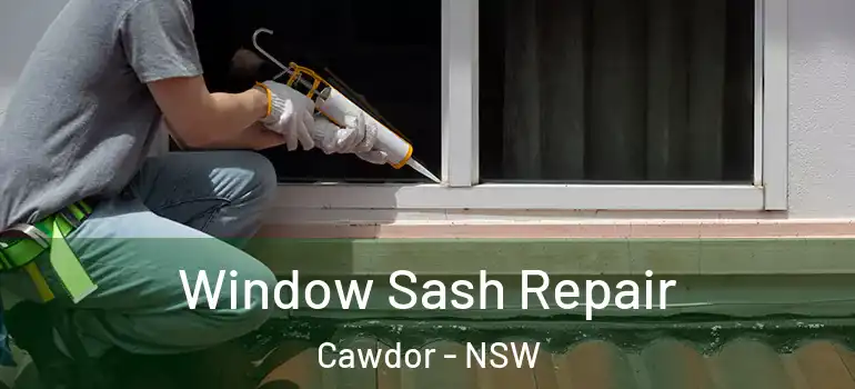  Window Sash Repair Cawdor - NSW