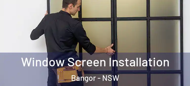 Window Screen Installation Bangor - NSW