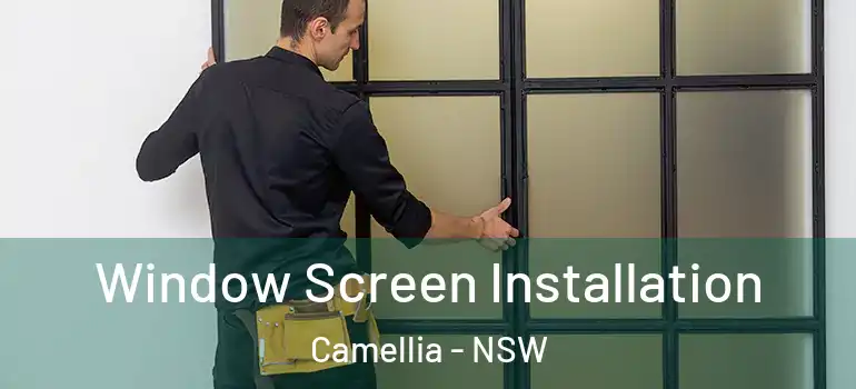  Window Screen Installation Camellia - NSW
