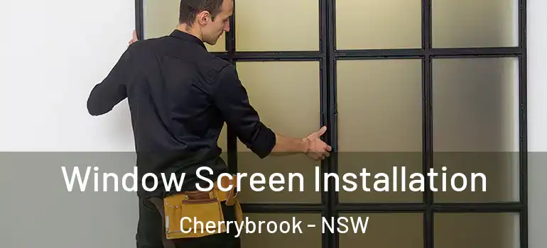  Window Screen Installation Cherrybrook - NSW