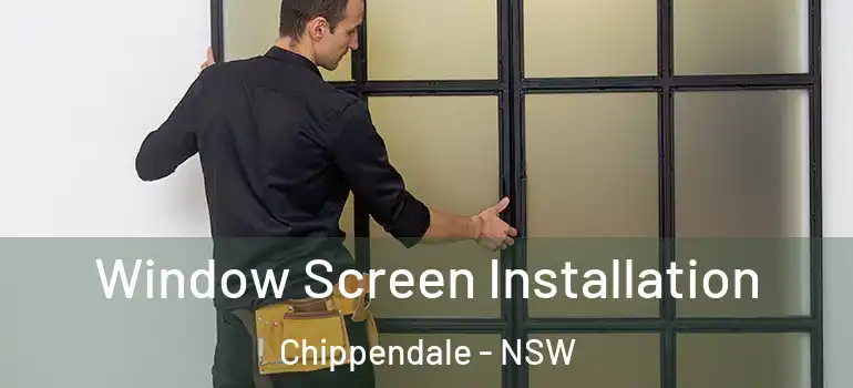  Window Screen Installation Chippendale - NSW