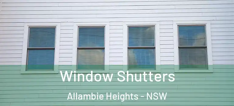 Window Shutters Allambie Heights - NSW