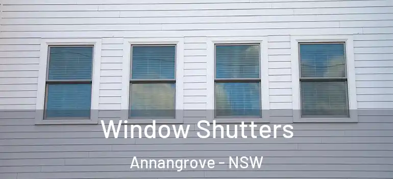Window Shutters Annangrove - NSW