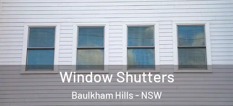 Window Shutters Baulkham Hills - NSW