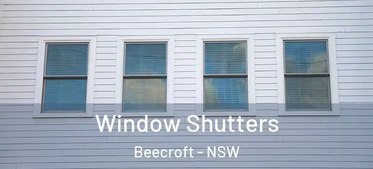  Window Shutters Beecroft - NSW