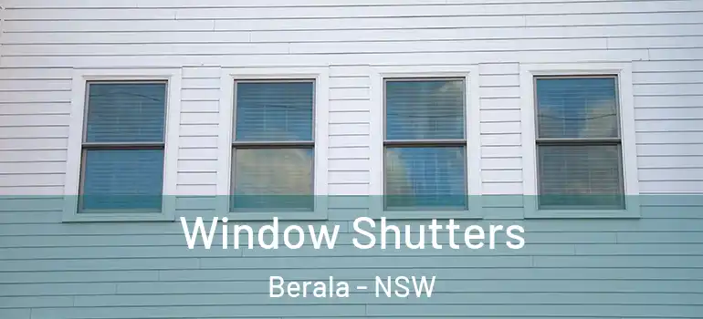 Window Shutters Berala - NSW