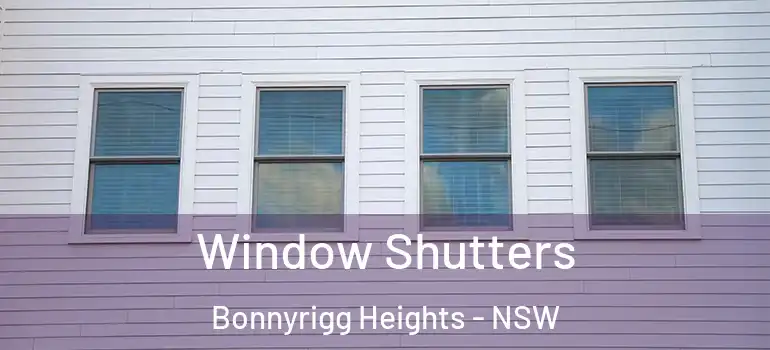 Window Shutters Bonnyrigg Heights - NSW
