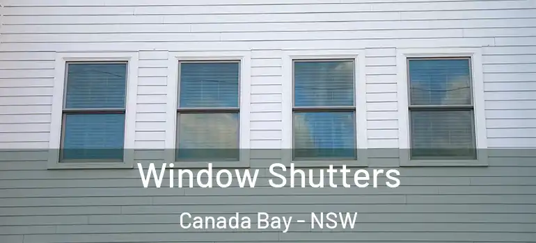  Window Shutters Canada Bay - NSW