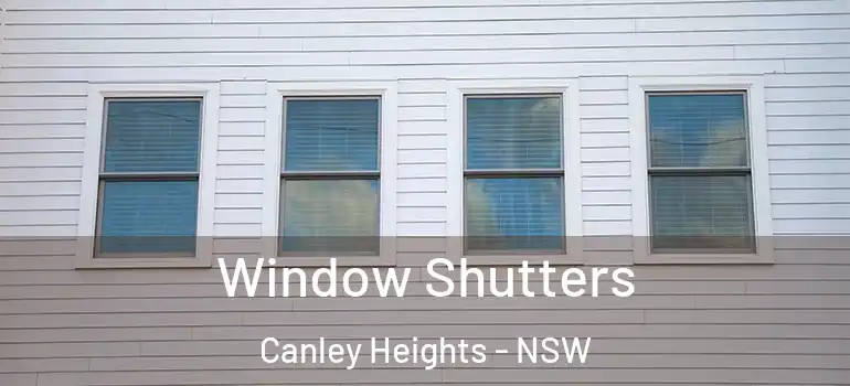  Window Shutters Canley Heights - NSW