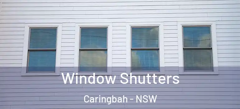 Window Shutters Caringbah - NSW