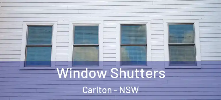  Window Shutters Carlton - NSW