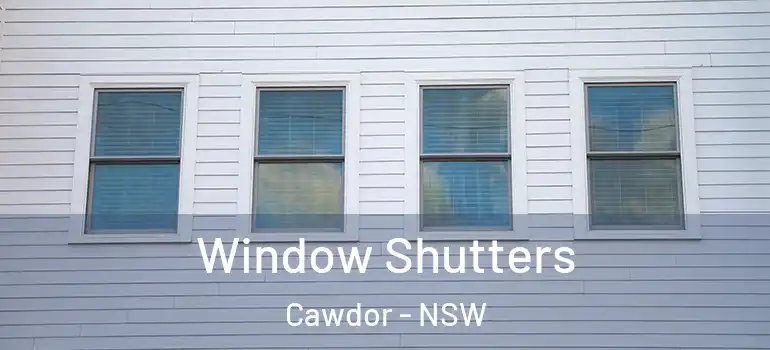 Window Shutters Cawdor - NSW