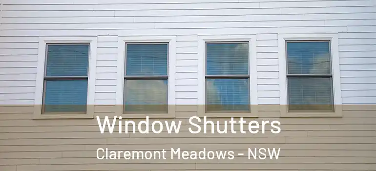 Window Shutters Claremont Meadows - NSW