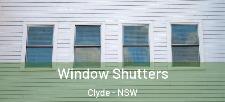 Window Shutters Clyde - NSW