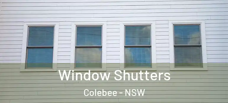 Window Shutters Colebee - NSW