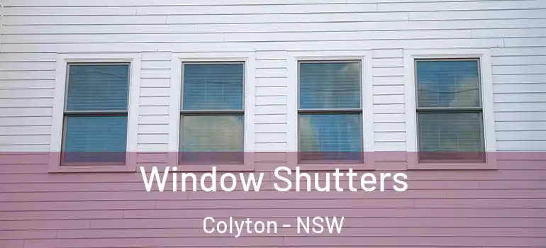  Window Shutters Colyton - NSW