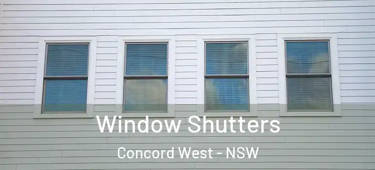  Window Shutters Concord West - NSW