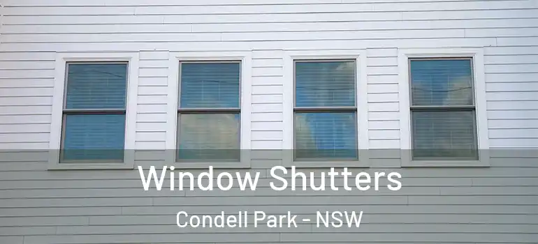  Window Shutters Condell Park - NSW