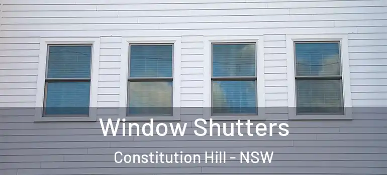  Window Shutters Constitution Hill - NSW