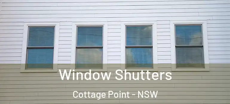 Window Shutters Cottage Point - NSW