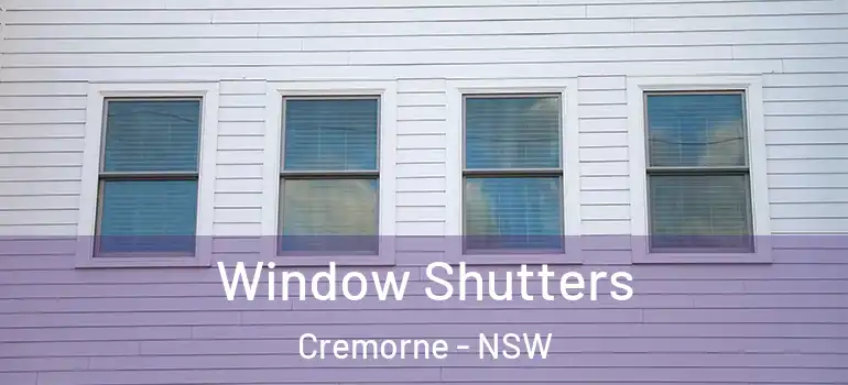 Window Shutters Cremorne - NSW