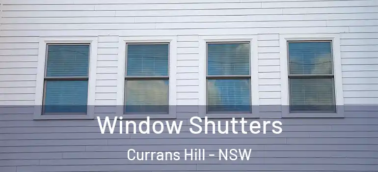 Window Shutters Currans Hill - NSW