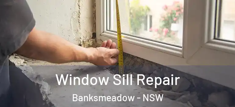Window Sill Repair Banksmeadow - NSW