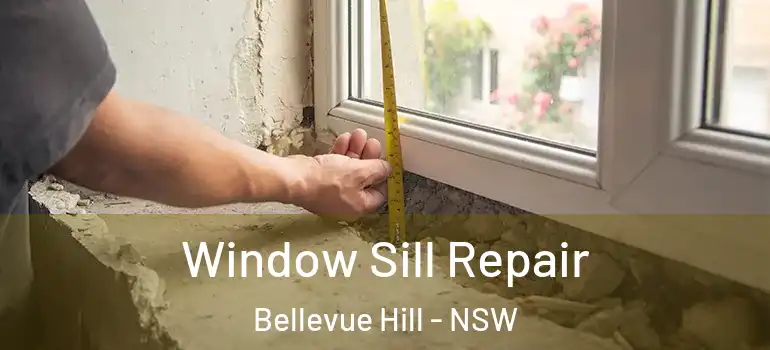  Window Sill Repair Bellevue Hill - NSW
