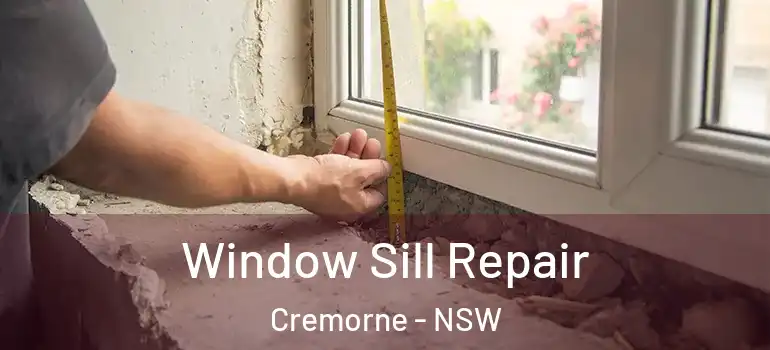 Window Sill Repair Cremorne - NSW